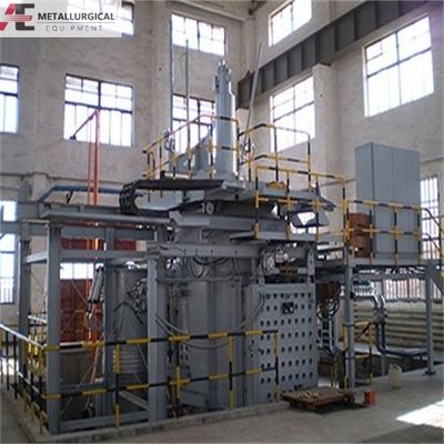 Ελεγχόμενος από PLC Βιομηχανικός φούρνος τήξης υπό κενό 100kg-500kg 380V τάση