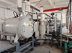 Φούρνος τήξης κενού 50kg Φούρνος τήξης ενεργών και πολύτιμων μετάλλων