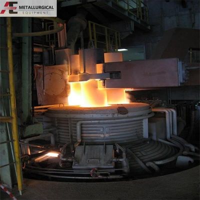 Βιομηχανικός ηλεκτρικός φούρνος τόξου EAF 50T-150T με καλώδια ψύξης νερού μεγάλης τομής