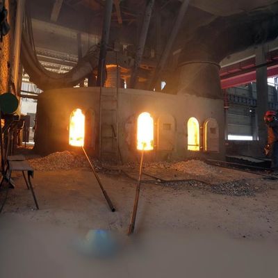 Φούρνος λευκού λιωμένου αλουμινίου 10000KVA Φούρνος κορούντου 380V